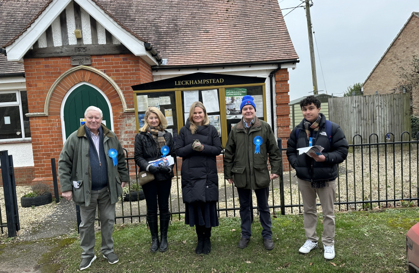 Laura with West Berks Conservatives volunteers