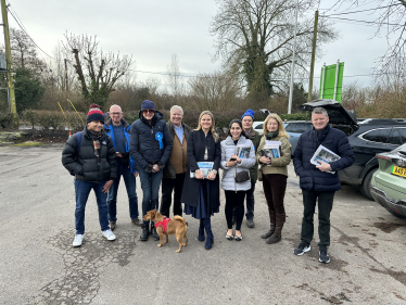 Waiting for the off in Hungerford